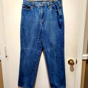 Women's Lands' End jeans, size 12 fit number 3.